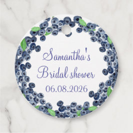 Blueberry Fruits Wedding Party Bedankjes Labels