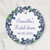 Blueberry Fruits Wedding Party Bedankjes Labels (Voorkant)