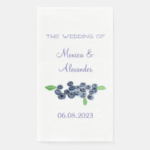Blueberry Fruits Wedding Party Servet