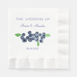 Blueberry Fruits Wedding Party Servet