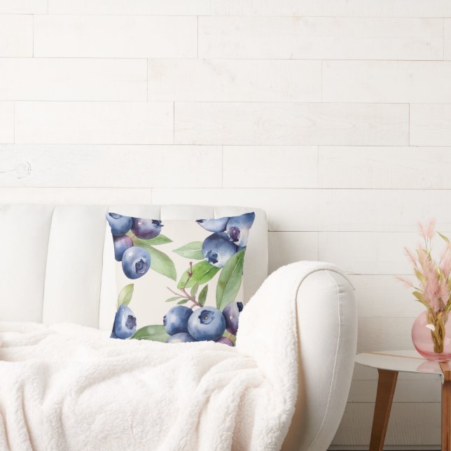 Blueberry Garden Sierkussen (Bank)
