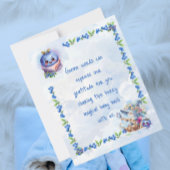 Blueberry Gnome Baby shower Bedankt