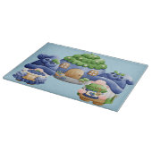 Blueberry Gnomen Snijplank (Hoek)