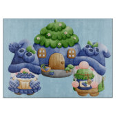 Blueberry Gnomen Snijplank (Voorkant)