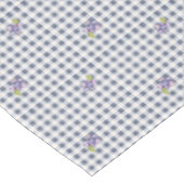 Blueberry Grey Blue Gingham Tafelkleed (Gekanteld)