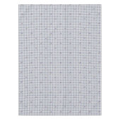 Blueberry Grey Blue Gingham Tafelkleed (Voorkant)