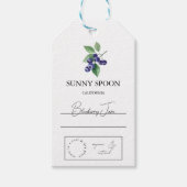 Blueberry Hang-Label Cadeaulabel (Voorkant)