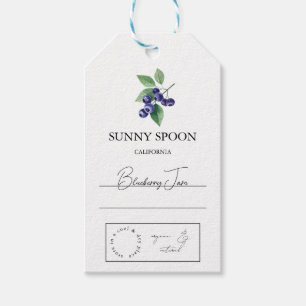 Blueberry Hang-Label Cadeaulabel