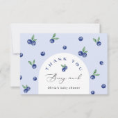 Blueberry Hartelijk dank Berry Kaart (Voorkant)