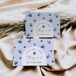 Blueberry Hartelijk dank Berry Kaart