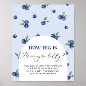 Blueberry hoe groot is mama's buik spel poster (Voorkant)