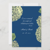 Blueberry Hydrangea Invitation Kaart (Voorkant)