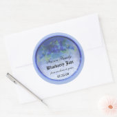Blueberry inbliklabel 3 ronde sticker (Envelop)
