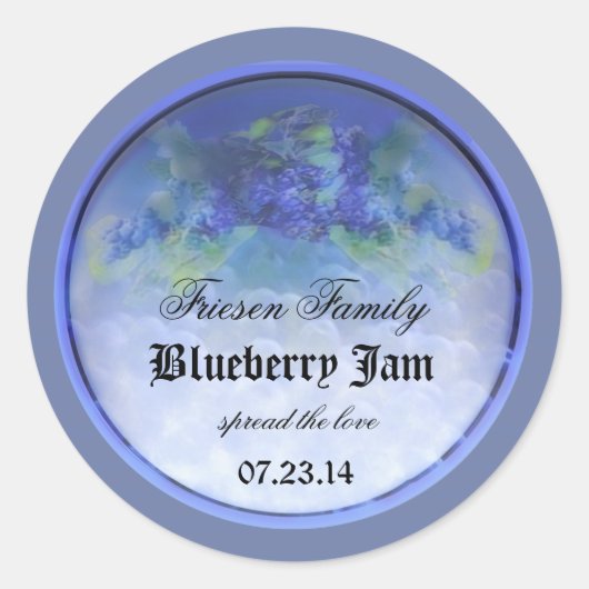 Blueberry inbliklabel 3b ronde sticker (Voorkant)