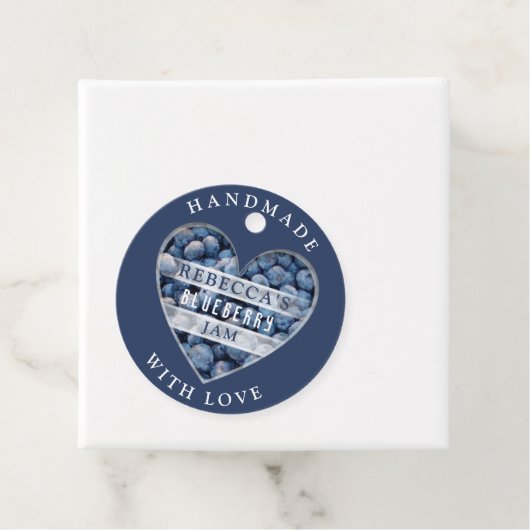 Blueberry Jam Bedankjes Labels (In situ)
