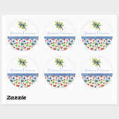 Blueberry Jam Canning Label (Vel)