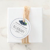 Blueberry Jam Custom Product Label Hang Labels (In situ)