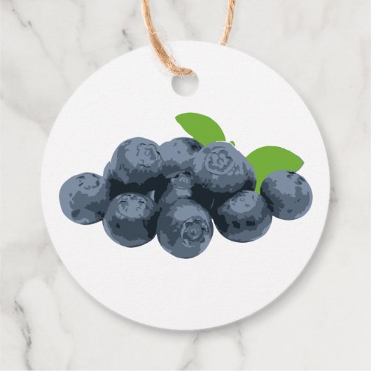 Blueberry Jam Custom Product Label Hang Labels (Achterkant)