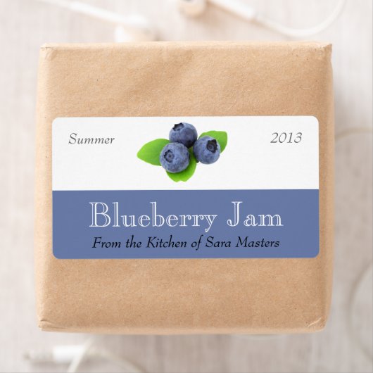 Blueberry Jam Inblikken Labels (Insitu)
