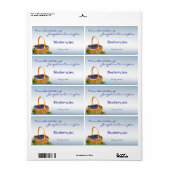 Blueberry Jam Inblikken Labels (Full Sheet)