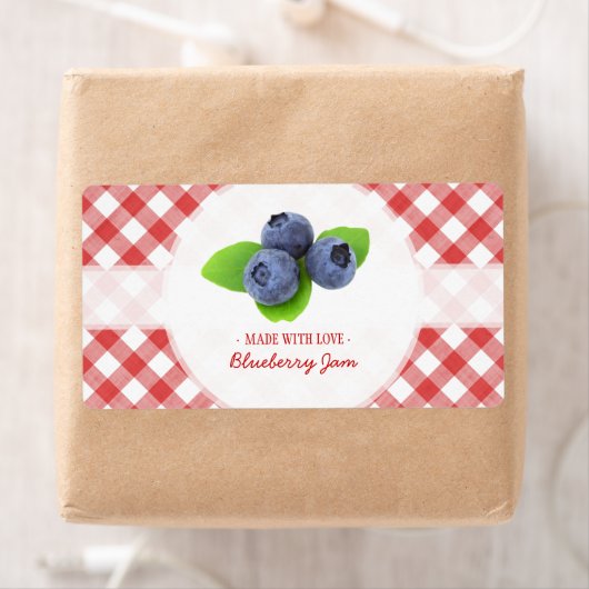 Blueberry Jam label (Insitu)