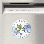 Blueberry Jam Pun Magneet (Insitu (Vaatwasser))