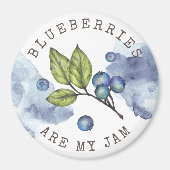 Blueberry Jam Pun Magneet (Voorkant)