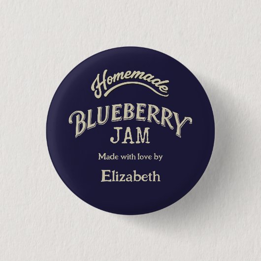 Blueberry Jam Ronde Button 3,2 Cm (Voorkant)