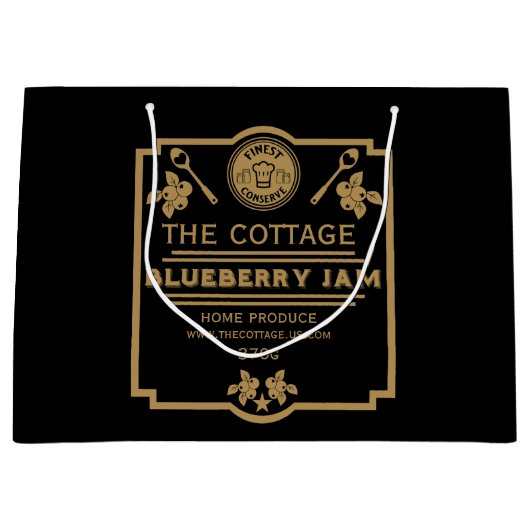Blueberry Jam Seller Groot Cadeauzakje (Voorkant)