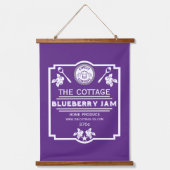 Blueberry Jam Seller Hangend Wandkleed (Voorkant)