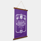 Blueberry Jam Seller Hangend Wandkleed (Gebogen)