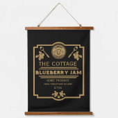 Blueberry Jam Seller Hangend Wandkleed (Voorkant)