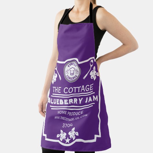 Blueberry Jam Seller Schort (Insitu)