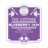 Blueberry Jam Seller Sticker (Voorkant)