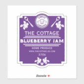 Blueberry Jam Seller Sticker (Vel)