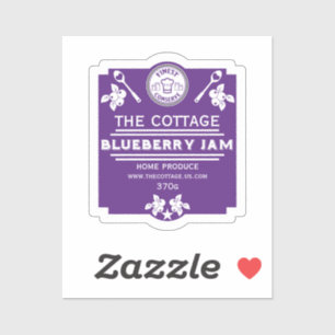 Blueberry Jam Seller Sticker