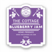 Blueberry Jam Seller Sticker (Voorkant)