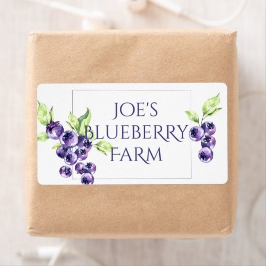 Blueberry Jar Etiket (Insitu)