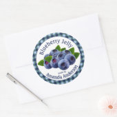 Blueberry Jelly Pset 3" Cirkel Etiket voor voedsel (Envelop)