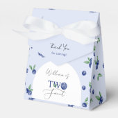 Blueberry jongen Twee Sweet berry verjaardagsfeest Bedankdoosjes (Voorkant Zijde)