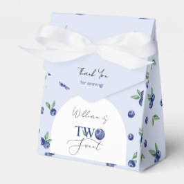 Blueberry jongen Twee Sweet berry verjaardagsfeest Bedankdoosjes