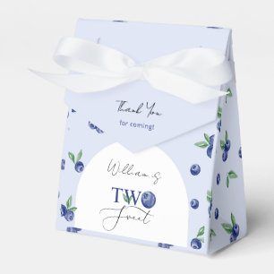 Blueberry jongen Twee Sweet berry verjaardagsfeest Bedankdoosjes