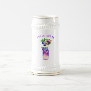 Blueberry Juice Cool Drink Cocktail Bier Stein Bierpul