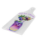Blueberry Juice Cool Drink Cutting Board Snijplank (Hoek)