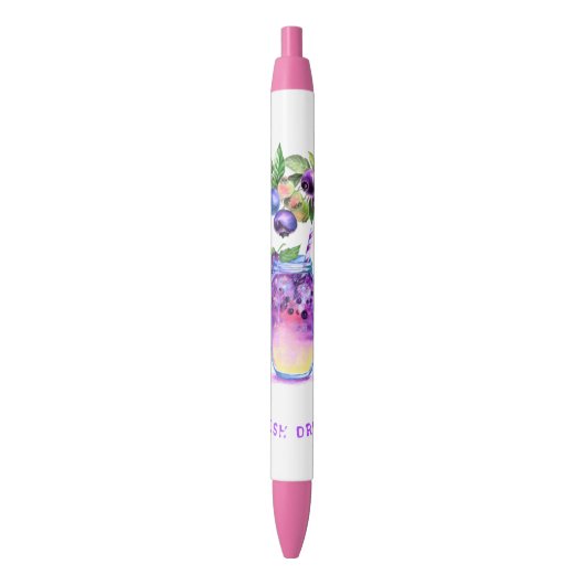 Blueberry Juice Cool Drink Fruits Pen (Voorkant Verticaal)