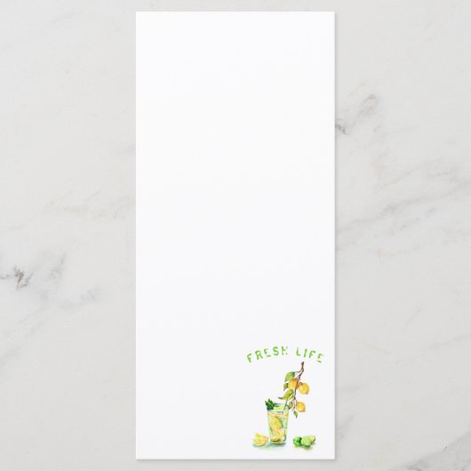 Blueberry Juice Drink Fruits Party Menu (Voorkant)