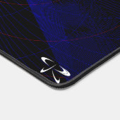 Blueberry Kleur Abstracte Geometrische Muismat Mat (Hoek)