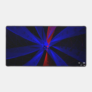 Blueberry Kleur Abstracte Geometrische Muismat Mat