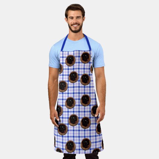 Blueberry Kolaches op het schort van Pset (Gedragen)