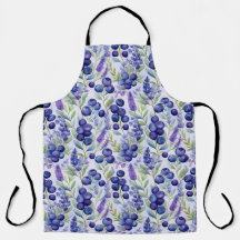 Blueberry Lavender Garden – Waterverf Bloemen